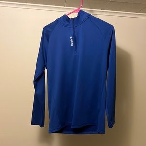 Reebok Small mens long sleeve half zip